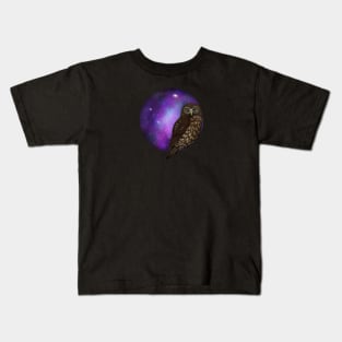 Galaxy owl Kids T-Shirt